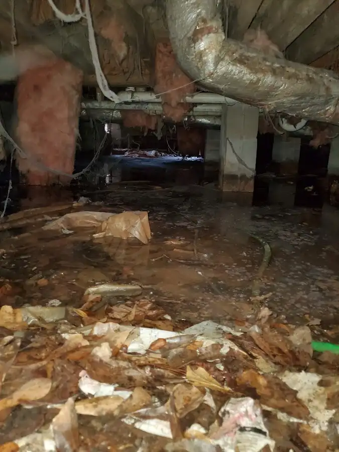 Crawl space flood assessment for Commercial Water Damage Restoration in Prescott Valley